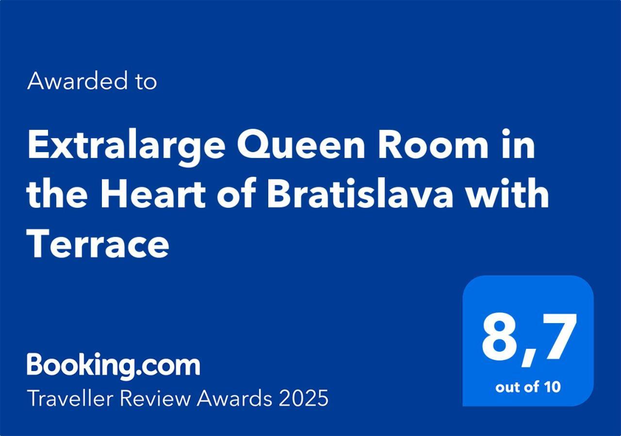 Extralarge Queen Room In The Heart Of Bratislava With Terrace Exteriér fotografie